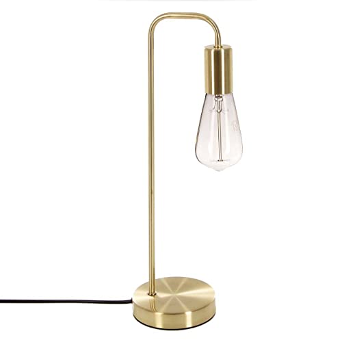ATMOSPHERA CREATEUR D'INTERIEUR Lámpara sobremesa de metal dorado H46, Oro, Pequeña